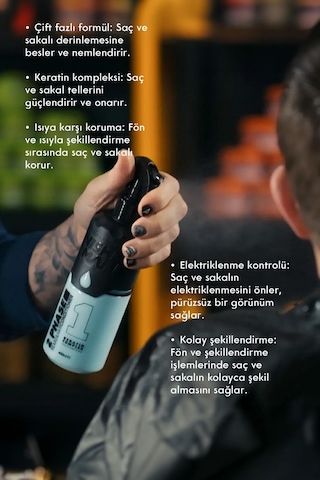 İki Fazlı Saç Ve Sakal Conditioner - Keratin 400 Ml