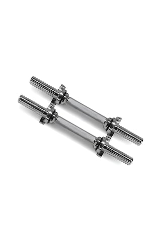 Multiflexpro 36cm İkili Kısa Krom Halter Barı Dambıl Sapı