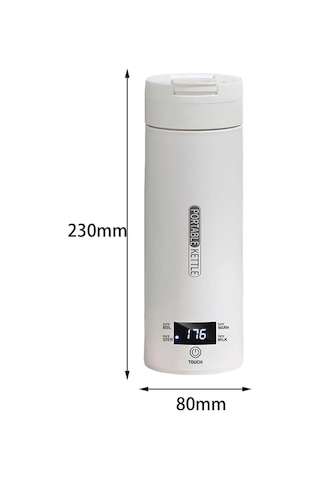 Ebitda 300w 500ml Elektrikli Isıtma Su Bardağı, Akıllı Sıcaklık Kontrol Kazanı, Sus304 Eu Fişi Çok Renkli