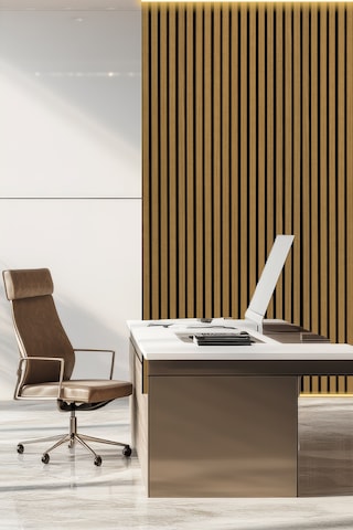 Mdf Ahşap Akustik Duvar Paneli 60x275 Cm - Teak 60x275