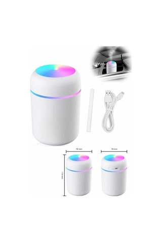 Hava Nemlendirici Buhar Makinesi Led Işıklı Usb Dekoratif Nemlendirici - Uuczzzh2onemlendiriciiii3
