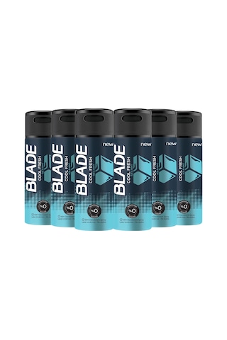 Blade Cool Fresh Erkek Sprey Deodorant 6 x 150 ML
