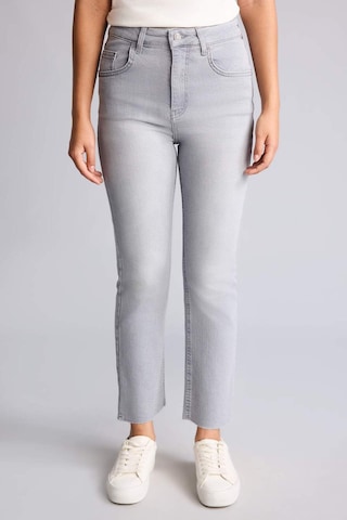 Defacto Crop Flare Fıt Yüksek Bel Gri Jean Pantolon I1912ax26aunm55 Gri-nm55