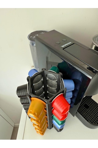 Nespresso Kapsül Tutucu - 30 Lu Dikey Kahve Standı Siyah