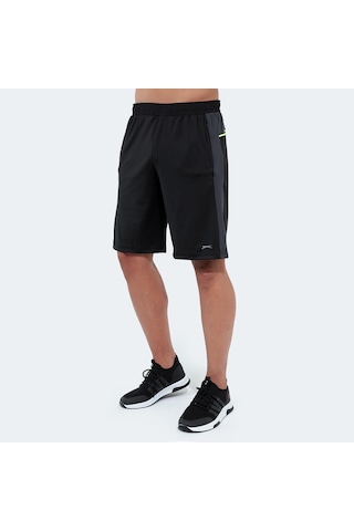 Slazenger RAGUEL Erkek Cepli Fıtness Siyah Şort