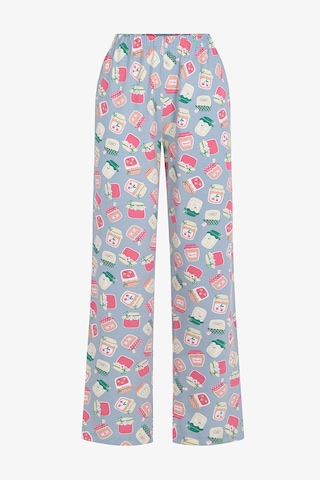 Penti  Açık Mavi Sweet Breakfast Pamuklu Pantolon Pijama Takımı