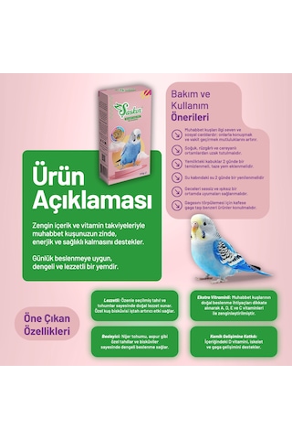 Şaşkın Muhabbet Kuşu Yemi 250 G - 20 Adet 250 G