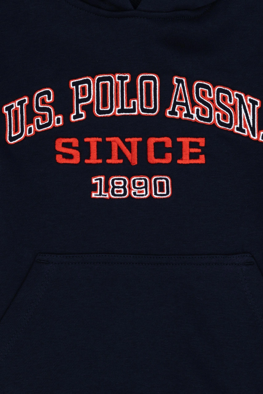 U.S. Polo Assn. Erkek Çocuk Lacivert Kapüşonlu Sweatshirt 50313842-VR033