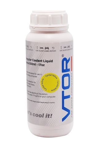 Vtor Bilgisayar Soğutma Sıvısı 500ML Kristal Sarı