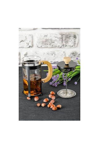 Lüx Cam 350 Ml French Press Siyah