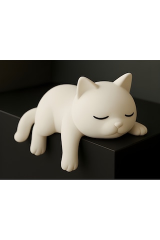 Sevimli Uyuyan Kedi Araba Dikiz Aynası Süsü - Araç İçi Aksesuar Süsü - Mutfak Süsü Torpido Süsü Kedi