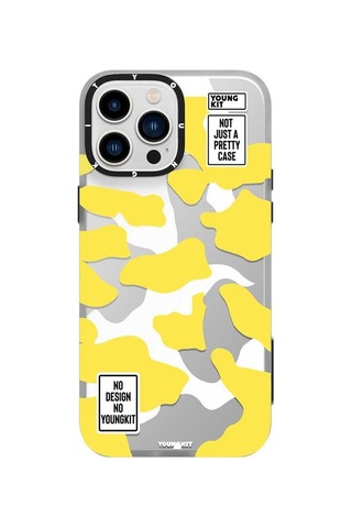 Youngkit Apple Uyumlu iPhone 13 Pro Max Kılıf Baskılı Desenli YoungKit Kamuflaj Serisi Kapak ZORE-220133