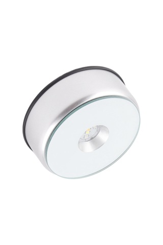 Lemestar Kristal Sergi Tabanı: 7 Renkli Led Işımlı, Döner, Pil/şarjlı 110-240v, Amerikan Standardı , 10x3.5cm Diğer