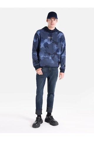 Colin's Colins Regular Fit Baskılı Lacivert Erkek Sweatshirt Cl1064612 Lacivert