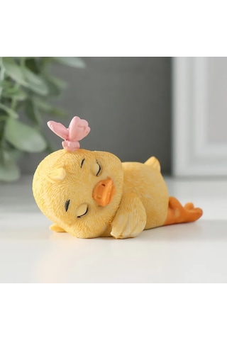 Nedetskij İç Mekan Heykelcik Uykulu Ördek Ve Kelebek 343414227