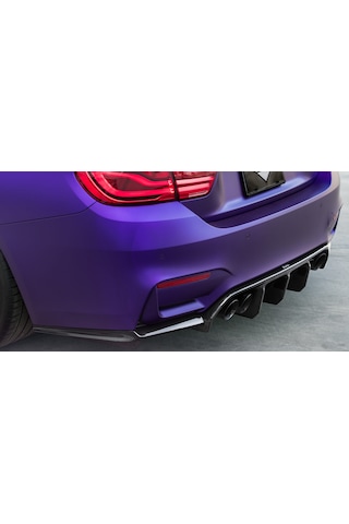 Bmw F30 - F80 Vorsteiner Difüzör Arka Ek (orta Kısım) Plastik