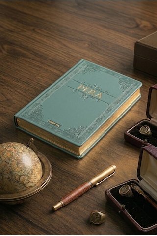 Pera 17x24 Çizgisiz Deri Kapak Ciltli Defter Model 3 Çok Renkli