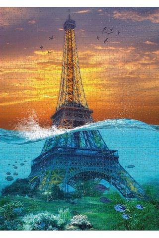 Nova 1500 Parça Fantastik Eyfel Kulesi Mini Puzzle
