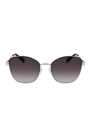Longchamp Lo 164s 728 57 Kadın Metal Geometrik Güneş Gözlüğü