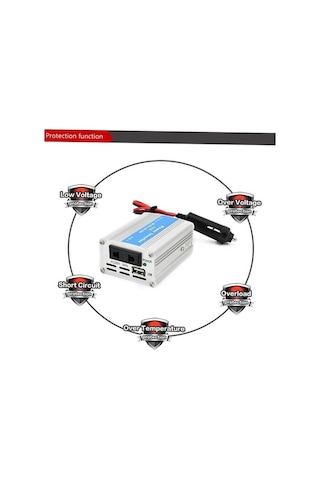 Novahub 100w 12v-220v Taşınabilir Araba İnvertörü: Güçlü Dönüşüm, Kısa Bağlantı