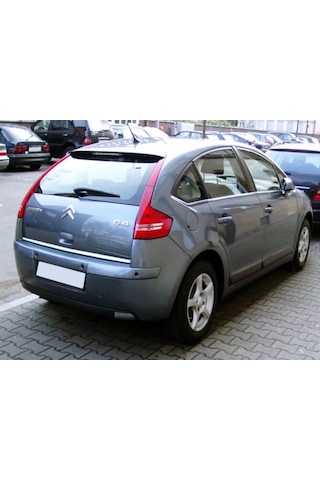 Citroen C4 Hb 2004-2010 Krom Bagaj Alt Çıta P.çelik