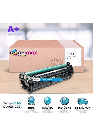 Hp 650a Ce271a Mavi Uyumlu Toner A Plus / Color Laserjet Enterprise Cp5525 / M750
