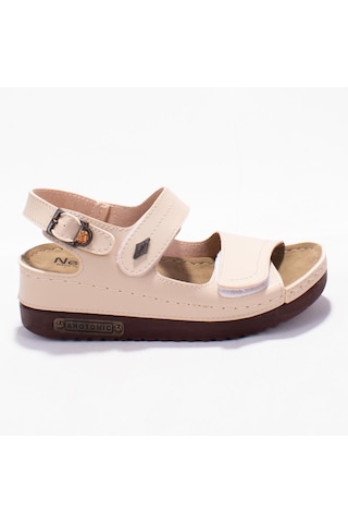 Dagoster Dza37-3014 Bej Günlük Ortopedik Kadın Sandalet Bej