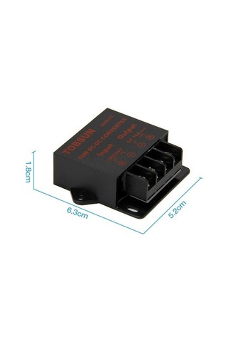 Vkemall 5v 10a 50w Araç Led Ekran Güneş Enerjisi Dönüştürücü, 12v/24v Dc'den 5v'ye Metal-plastik Transformatör, Aşırı Gerilim-koruma İle