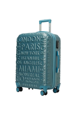 Lumberjack Lugano -o Abs 5fx Mavi Unisex Orta Boy Valiz 000000000101972759 Mavi