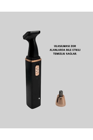 Usb Şarjlı Sessiz Burun Ve Kulak Kılı Temizleme Cihazı