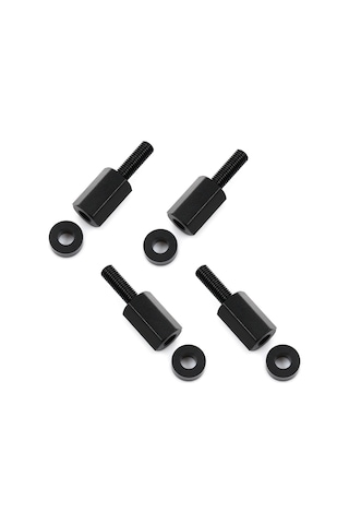 Padalink Can Am X3 İçin 4 Adet Siyah Alüminyum Koltuk Yükseltici Seti, Yastıkçıklı