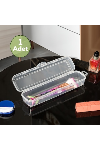 Porsima Te192 Şeffaf Çok Amaçlı Taşıma Saklama Kutusu Multix Kutu Şeffaf