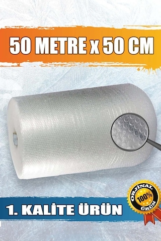Balonlu Naylon Havalı Naylon Pat Pat 50 CM x 50 M