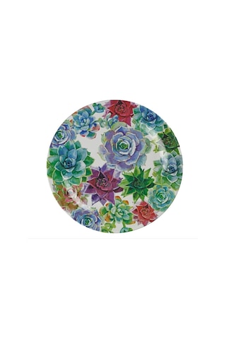 Lucky Art Vivace Melamin Yuvarlak Tepsi 46 Cm Dıo30030 Çok Renkli