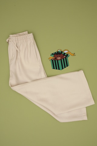 U.S. Polo Assn. Kız Çocuk Taş Loose Fit Modal Karışımlı Kanvas Pantolon 50300911-VR049