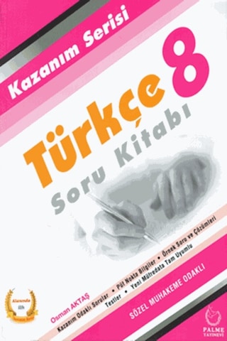 Palme 8. Sınıf Kazanım Türkçe Soru Kitabı