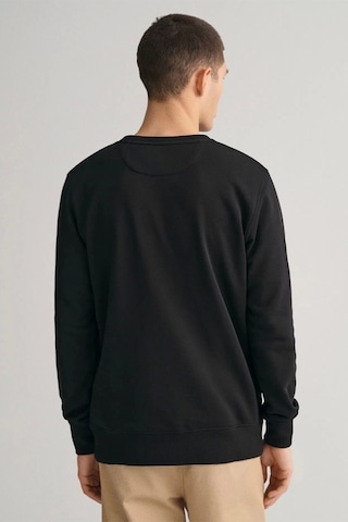Gant Erkek Siyah Regular Fit Sweatshirt Siyah
