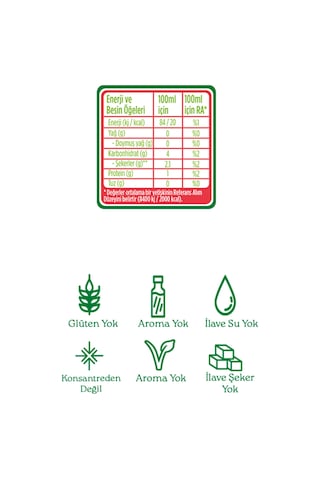 12'li Organik Skinny %100 Meyve-sebze Suyu 200 Ml