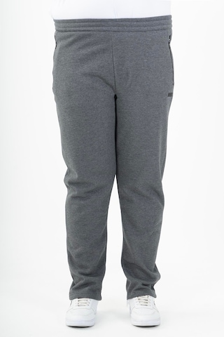 Maraton Sportswear Büyük Beden Erkek Düz Paça Basic Antrasit Melanj Eşofman Altı 22342-Antrasit Melanj