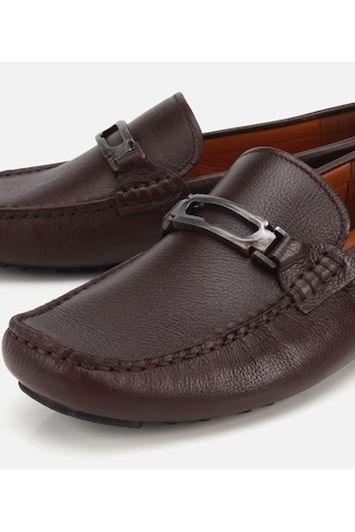 Hotiç Erkek Deri Kahverengi Toka Detaylı Günlük Loafer 02ayh319350a480 02ayh319350a480