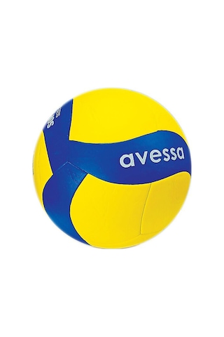 Avessa Soft Touch Yapıştırma 5 No Voleybol Topu Sarı - Mavi