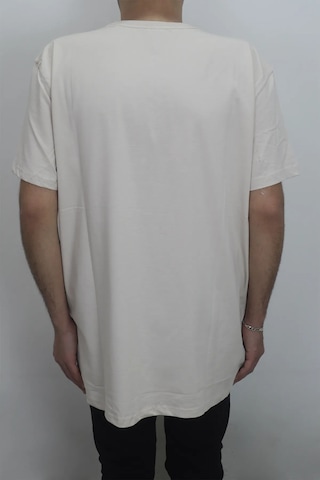 Santa Dmctekstil Erkek Düz Spor Kesim Rahat Kalıp Bisiklet Yaka Battal Basic T-shirt Koyu Bej