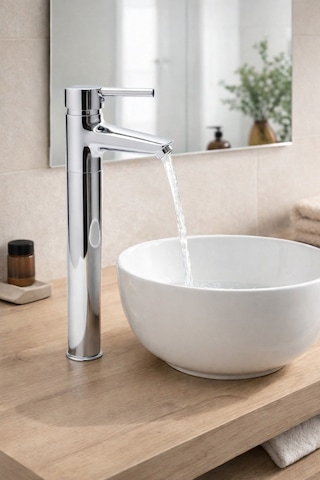 Nuss Lilyum Plus Yüksek Lavabo Bataryası Krom-n-9211 Krom