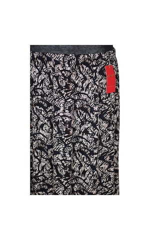 Hesna Kadın Ecem Battal Beden 8 Parça Lastikli Siyah Etek D48 Siyah