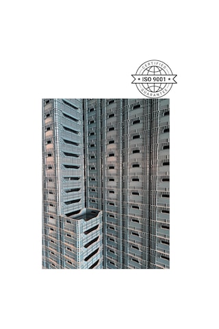 Plastik Kasa 37 X 52 X 20 Cm E-35 Plastik Teraslı Delikli Kasa
