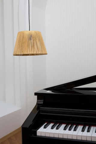 Modern Parlak Gold Deri Avize Gold