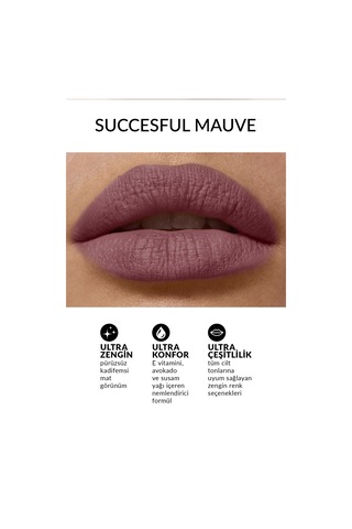 Avon Ultra Mat Ruj Successful Mauve