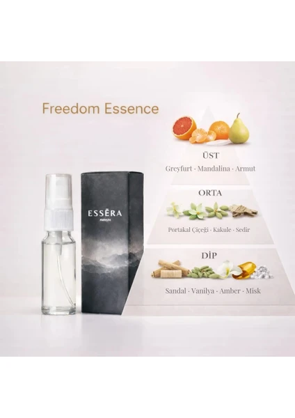Essera Parfüm Freedom Essence Edp Erkek Parfüm 10 Ml Seyahat Boy Fresh