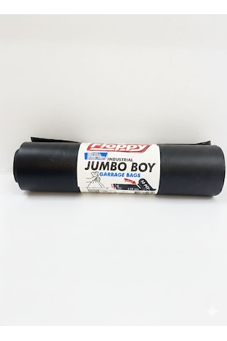 Floopy Floppy Endüstriyel Jumbo Boy Çöp Poşeti 10'lu 80x110 Cm 500 Gr Çöp Torbası