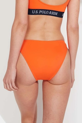 U.S. Polo Assn. Kadın Turuncu Ince Kenar Bikini Alt Turuncu